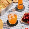 INF Sada 6 silikónových podložiek s držiakom čierna Náhľad obrázku produktu 4