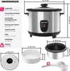 Rýžovar s parní vložkou, 1,8 l, funkce udržování teploty - Náhled obrázku produktu 7
