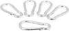 GORILLA SPORTS® Karabiner - 5 Stück, 70 x 35 x 7 mm, Chrom, Produktbild-Vorschau 1