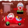 Aufblasbarer Weihnachtsmann im Flugzeug mit Produktbild-Vorschau 2
