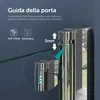 doporro Porta Doccia per Nicchia Parete Doccia Battente in Anteprima dell’immagine prodotto 6