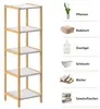 Casaria Scaffale da Bagno & Cucina 5 Ripiani Bambù Mobile a Anteprima dell’immagine prodotto 6