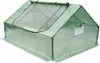 A green greenhouse tent with a roll-up window on top and a smaller window on the side. Náhled obrázku produktu
