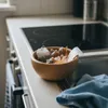 12 cm DREVENÁ MISKA Z BUKOVÉHO DREVA na ovocie a Náhľad obrázku produktu 5
