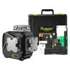 A product shot of a laser level and its accessories laid out on a white background. Anteprima dell’immagine prodotto