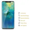 A smartphone screen protector with feature callouts. Produktbild-Vorschau
