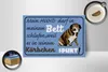 Holzschild Spruch 18x12cm mein Hund darf im Bett schlafen Produktbild-Vorschau 3