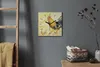 Coloray Uhr auf Leinwand 30x30 cm Wand Uhr Dekoration Produktbild-Vorschau 4