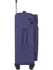 A side view of a purple trolley suitcase against a white background. Anteprima dell’immagine prodotto