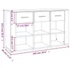 vidaXL Kredens biały 100x30x59,5 cm Materiał drewnopochodny Podgląd zdjęcia produktu 6