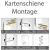 Kartenschiene Card Rail weiß 114 cm inkl. Magnete Produktbild-Vorschau 16