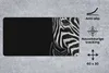 MuchoWow® Mauspad Mousepad Tiere - Zebra - Schwarz - Weiß Produktbild-Vorschau 2