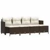 The Living Store 5-tlg. Garten-Sofagarnitur mit Kissen Produktbild-Vorschau 3