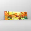 Bilder auf glas - Venedig Gondel - 120x40cm - Glasbilder - Produktbild-Vorschau 4