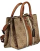 Stilvolle beige Damentasche mit verstellbarem Produktbild-Vorschau 3