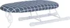 A mini ironing board with a checkered pattern is shown against a white background. Produktbild-Vorschau