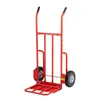 A red hand truck with black handles and wheels, shown against a white background. Podgląd zdjęcia produktu