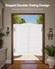SucceBuy drzwi do salonu 900x28x900 mm, drzwi wahadłowe z Podgląd zdjęcia produktu 2