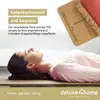 deluxe4home® Yogamatte Kork Gymnastikmatte Rot I TPE Produktbild-Vorschau 2