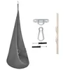 A hanging chair and its accessories are laid out on a white background. Anteprima dell’immagine prodotto