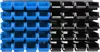 Lagersystem Wandregal 770 x 390 mm | 40 stck. Box | Produktbild-Vorschau 2