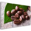 Triptychon auf leinwand essen & trinken - braun 120x80 cm Produktbild-Vorschau 1