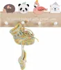 Garderobenleiste - Beige - Tiermotive - 30 x 12 cm - mit 4 Produktbild-Vorschau 2