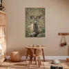MuchoWow® Poster Hirsche - Geweihe - Blätter 60x90 cm - Produktbild-Vorschau 6
