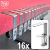 Tafelkleedklemmen aus Edelstahl für Tische mit 2,7-5,5 cm Produktbild-Vorschau 1