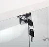 Zweitüriger Glasvitrinen-Schrank mit 4 Türen und Regalen, Produktbild-Vorschau 6