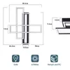 ZMH stropní svítidlo LED stropní světlo obývací pokoj 54W Náhled obrázku produktu 2