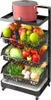 Heikoeco® Küchenwagen, Rollwagen, Küche Aufbewahrung & Produktbild-Vorschau 1