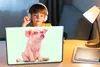 MuchoWow® Laptop Aufkleber Sticker Cover Schwein - Rosa - Produktbild-Vorschau 3