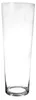 Konische Vase basic - Glas - 50 cm - transparent - Produktbild-Vorschau 2