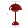 Kabellos Nachttischlampen,LED Tischlampe,Touch Dimmbare Produktbild-Vorschau 9