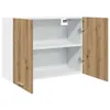 vidaXL Hängeschrank Lyon Artisan-Eiche 80x31x60 cm Produktbild-Vorschau 2