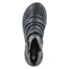A top-down view of a green Rieker women's ankle boot. Náhled obrázku produktu