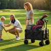 HAUSPROFI 200L Bollerwagen faltbar offroad schwarz, Produktbild-Vorschau 9