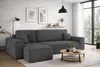 A modern living room with a dark gray sectional sofa. Produktbild-Vorschau