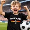 Deutschland Trikot T-Shirt für Fans – Fußball Shirt Herren Produktbild-Vorschau 4