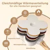 YASHE 4-Loch Pfanne für Pfannkuchen, Antihaft-Bratpfanne Produktbild-Vorschau 2