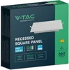 LED Solution Bílý vestavný LED panel hranatý 120 x 120mm 6W Náhled obrázku produktu 11