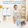 COSTWAY Lauflernwagen Holz, Baby Lauflernhilfe mit Produktbild-Vorschau 3