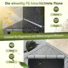 Garagetent 244x241x217 cm van 170 g/m² PE, waterdicht en Productafbeelding-voorbeeld 4