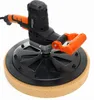 A drywall sander with a large circular sponge pad is shown against a white background. Anteprima dell’immagine prodotto