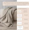 CalmyHOME Tagesdecke Bett Bettüberwurf Überwurf Beige Produktbild-Vorschau 2