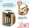 KEF Sofia Etagenbett Kinder Etagenbett 3 Personen Holz Produktbild-Vorschau 3