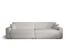 Schlafsofa Alvito 2X BIS, Farbe: Weiß. Material: Kord. A: Produktbild-Vorschau 2