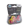 Canpol Babies 2 ciucci simmetrici in silicone, 0-6m, Neon Anteprima dell’immagine prodotto 3