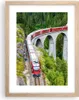 Gerahmtes Poster - Rahmen in heller Eiche - Viadukt Produktbild-Vorschau 1